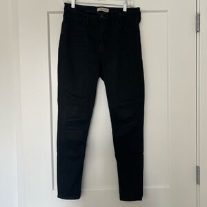 Madewell black skinny jeans